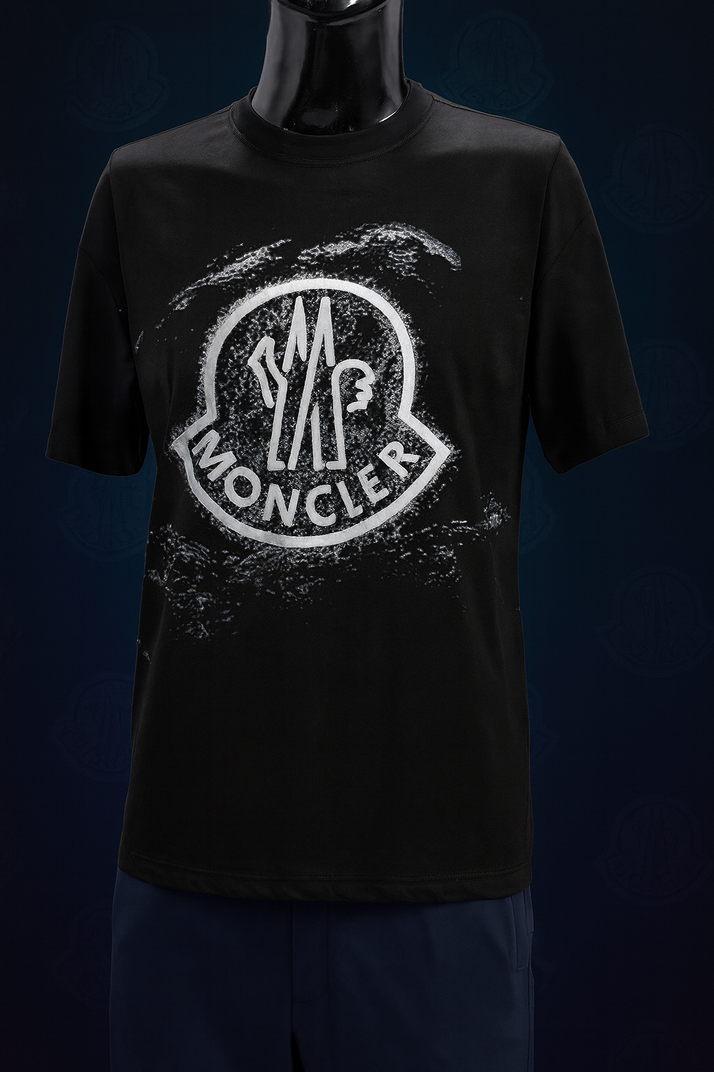 Moncler Round Neck Short Sleeve Shirts