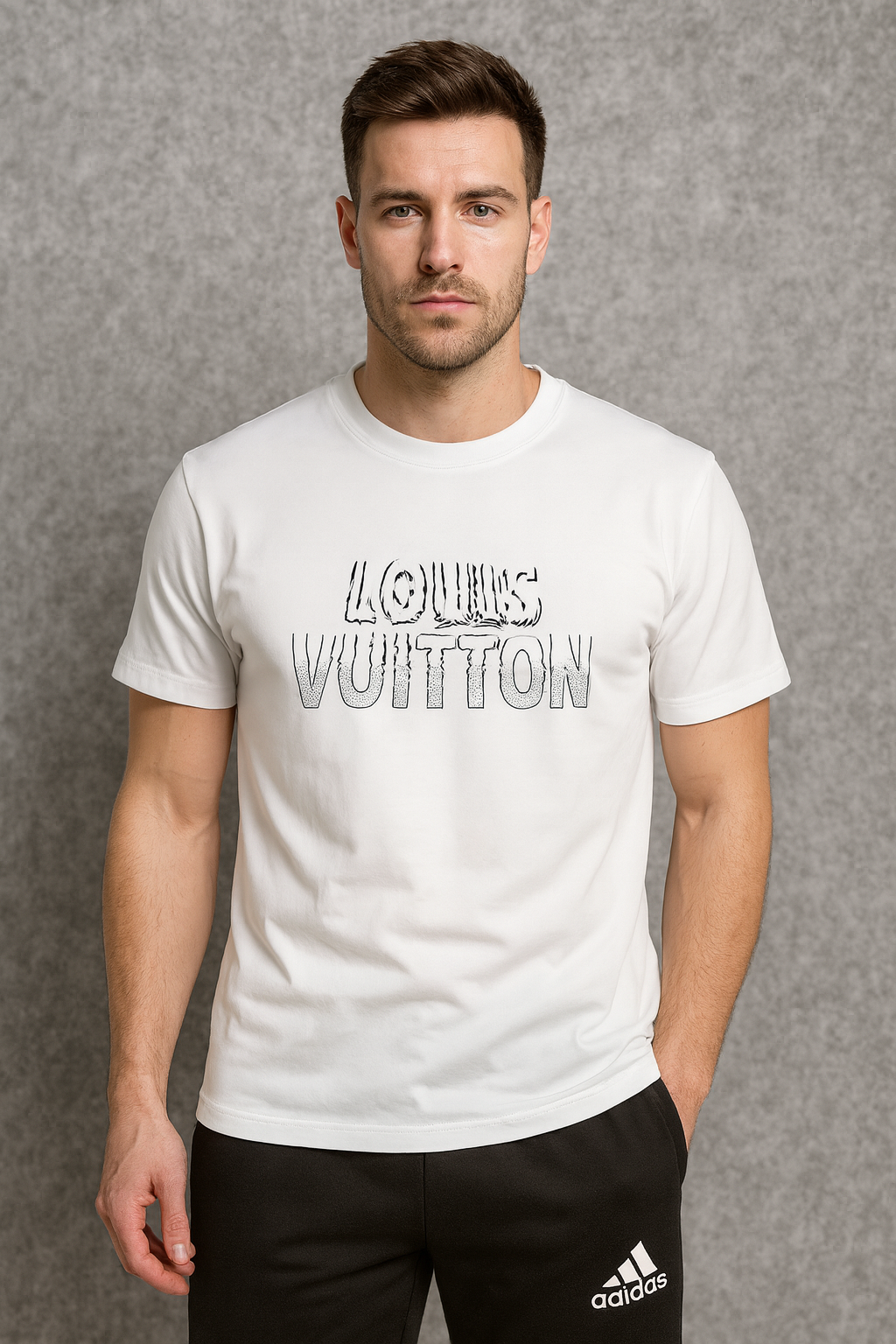 Louis Vutton Round Neck T-Shirt