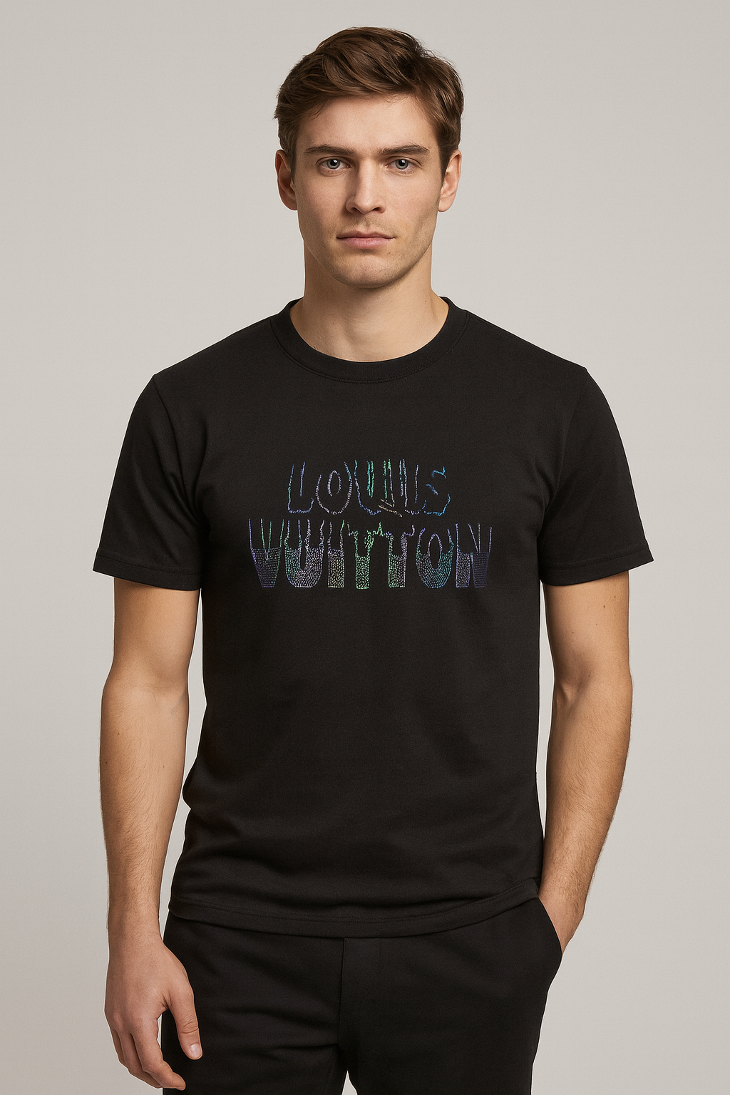 Louis Vutton Round Neck T-Shirt