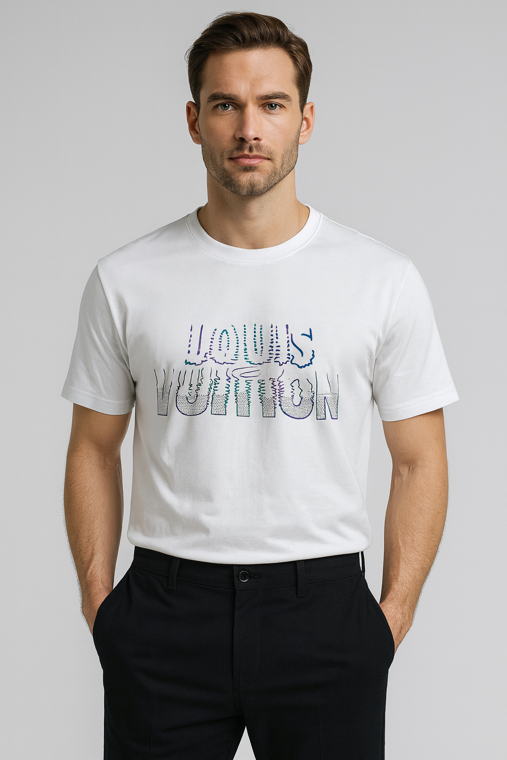 Louis Vutton Round Neck T-Shirt